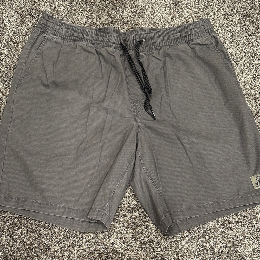 Vans Charcoal Elastic Waist Shorts